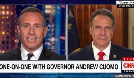 CNN's Chris Cuomo, left; and New York Gov. Andrew Cuomo, right.