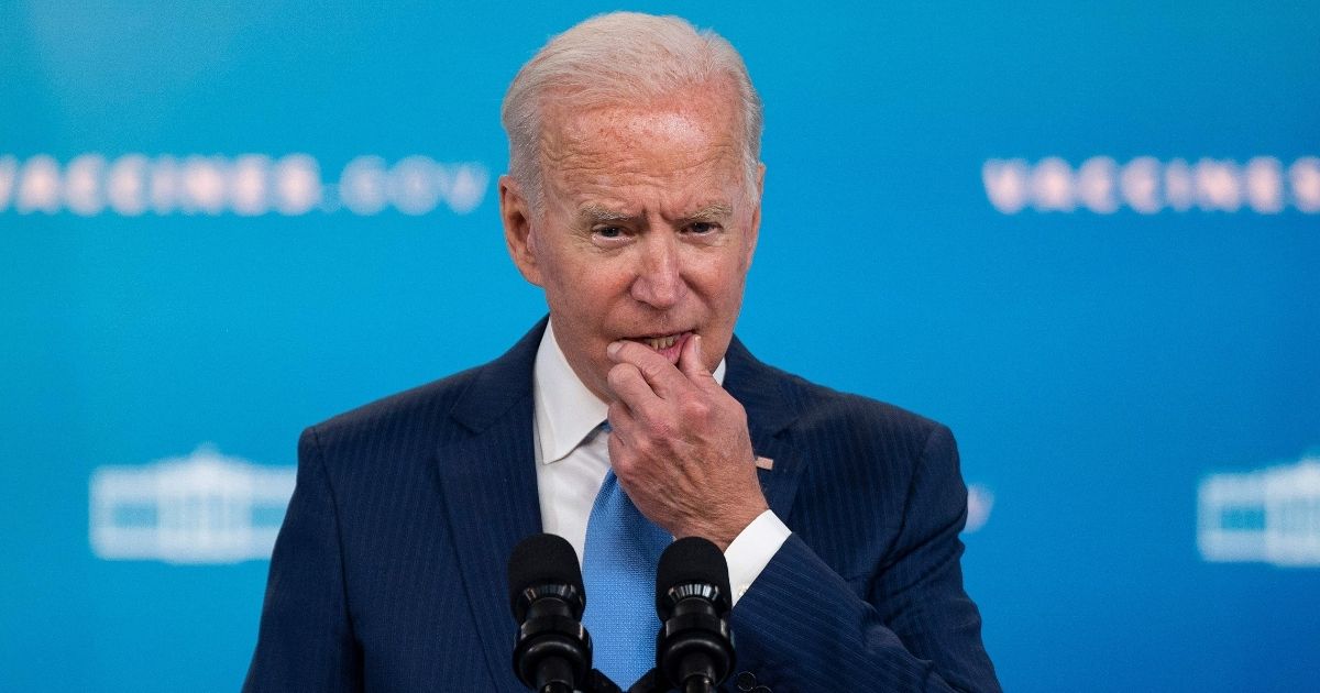 President Joe Biden, seen in a file photo from a White House appearance Aug. 23, 2021, was fact-checked by the liberal, left-leaning Washington Post after claiming that his proposed $3.5-trillion budget will carry a price tag of "zero."
