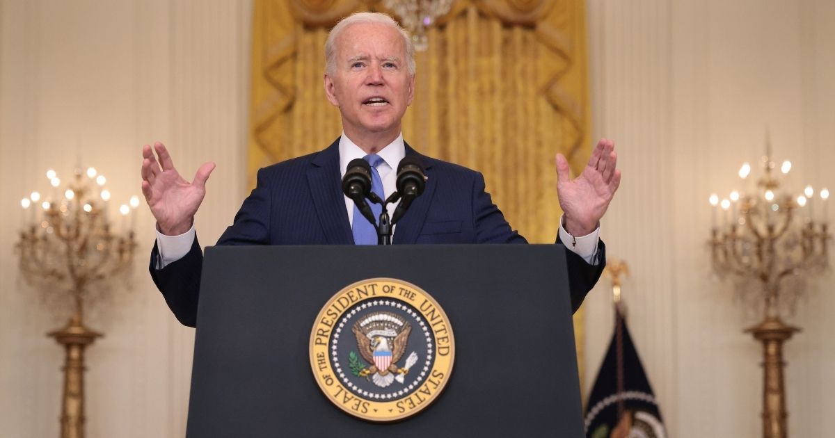 President Joe Biden spoke about Americans' financial struggles at an event Thursday at the White House.