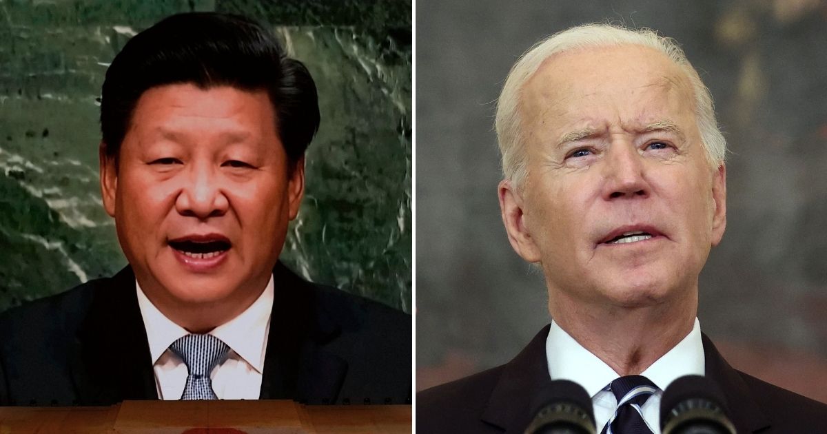 Chinese President Xi Jinping, left, and U.S. President Joe Biden spoke together this week.