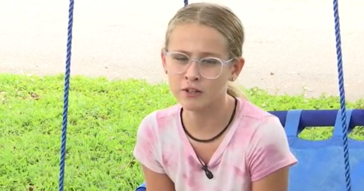 Eleven-year-old Mackenzie Jenkins of Cape Coral, Florida, talks about what happened on Sept. 4.