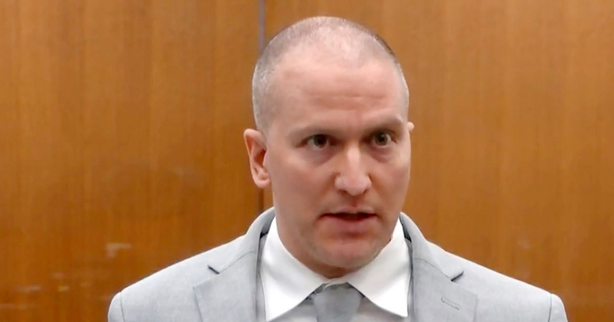 Former Minneapolis police Officer Derek Chauvin addresses the court during proceedings in this file photo from June 25, 2021.
