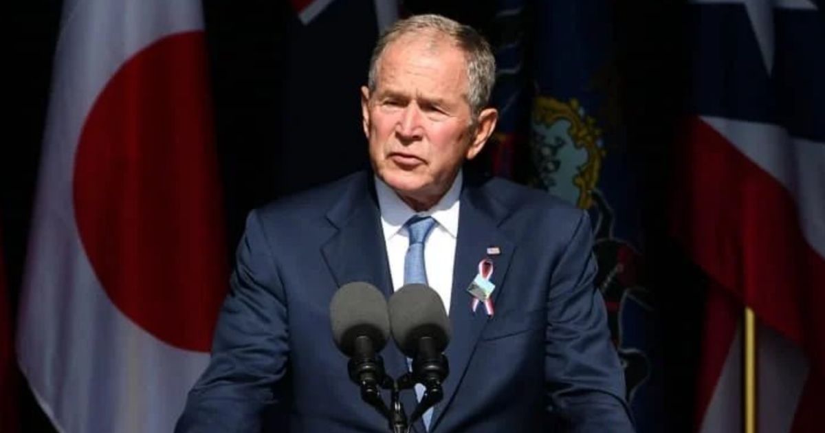 Former President George W. Bush delivers remarks on the 20th anniversary of the 9/11 terrorist attacks.