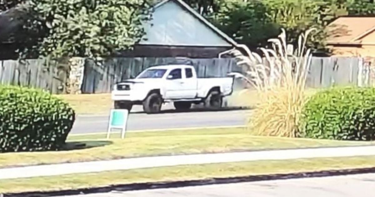 Police in Tulsa, Oklahoma, are seeking the driver of this white Toyota Tacoma in connection with a pedestrian hit-and-run accident that cost a young man his leg.