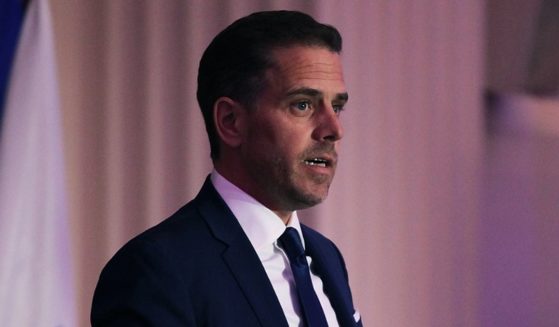 Hunter Biden, then-chairman of World Food Program USA, speaks on stage at the organization's Annual McGovern-Dole Leadership Award Ceremony at the Organization of American States on April 12, 2016, in Washington, D.C.