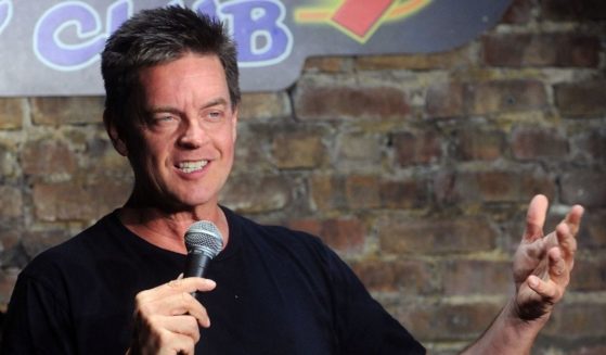 Comedian Jim Breuer performs at The Stress Factory Comedy Club in New Brunswick, New Jersey, on July 15.