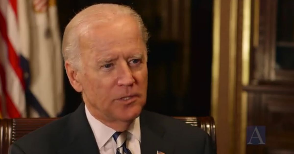 Then-Vice President Joe Biden speaks about abortion during a 2015 interview.