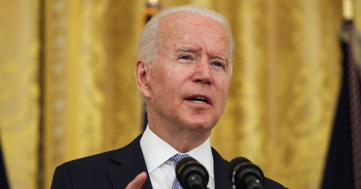 President Joe Biden delivers remarks at the White House on July 29, 2021, in Washington, D.C.