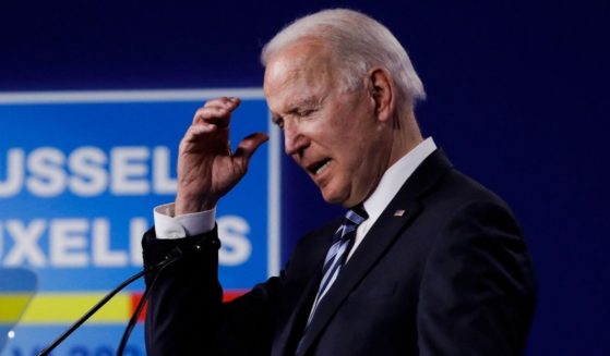 President Joe Biden speaks during a news conference after the NATO summit in Brussels on June 14, 2021.