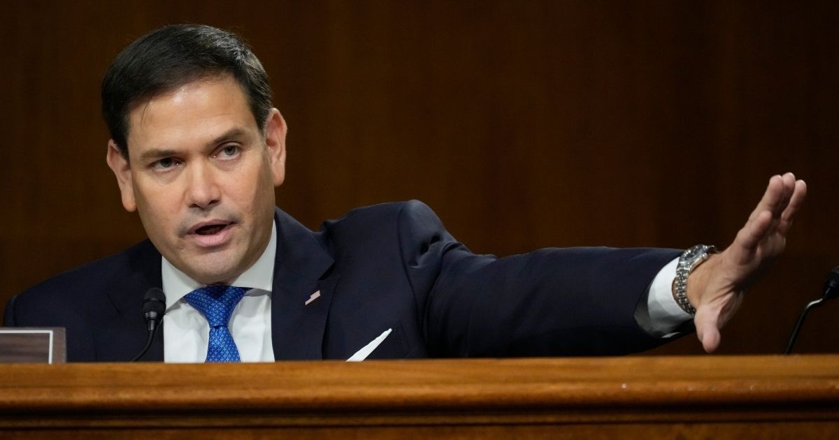 Republican Sen. Marco Rubio of Florida asks a question during a Senate Foreign Relations Committee hearing on Capitol Hill in Washington on Sept. 14.