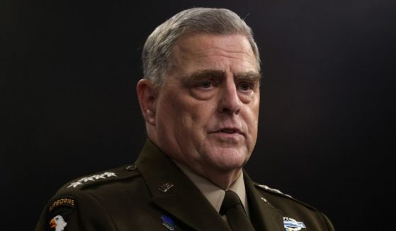 Chairman of Joint Chiefs of Staff Gen. Mark Milley participates in a news briefing at the Pentagon on July 21, 2021, in Arlington, Virginia.
