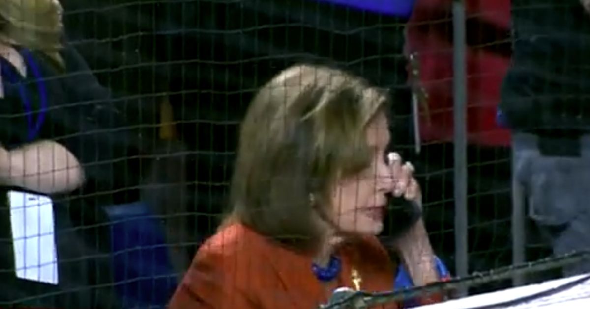 Pelosi was captured by a C-SPAN camera engaged in what appeared to be a heated conversation on her mobile phone. She looked nothing short of furious.