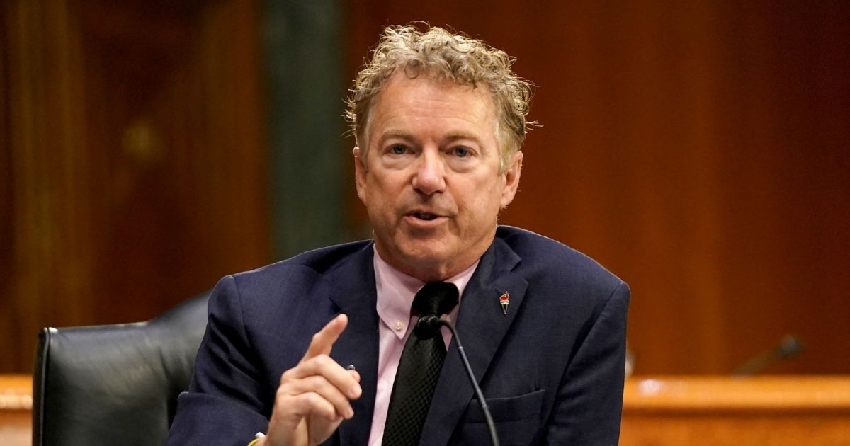 Republican Sen. Rand Paul of Kentucky speaks during a Senate Health, Education, Labor and Pensions Committee hearing on May 11, 2021 at the U.S. Capitol in Washington, D.C.
