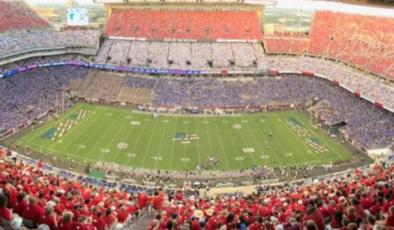 On Saturday, fans at Texas A&M University wore red, white and blue in order to honor Sept. 11th and recreate the original Red, White and Blue Out game from Sept. 22, 2001.