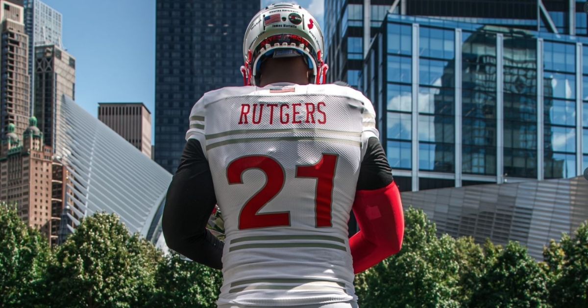 Rutgers University has unveiled special uniforms honoring the 37 Rutgers alumni and all who lost their lives in the September 11, 2001 terrorist attacks