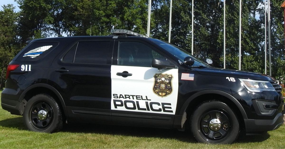 Police cars in Sartell, Minnesota, no longer feature the "thin blue line" flag thanks to a local activist.