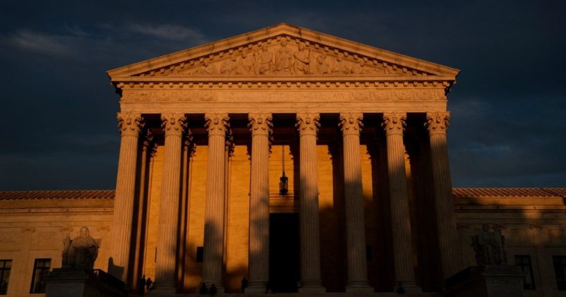 The U.S. Supreme Court is see on Saturday in Washington, D.C.