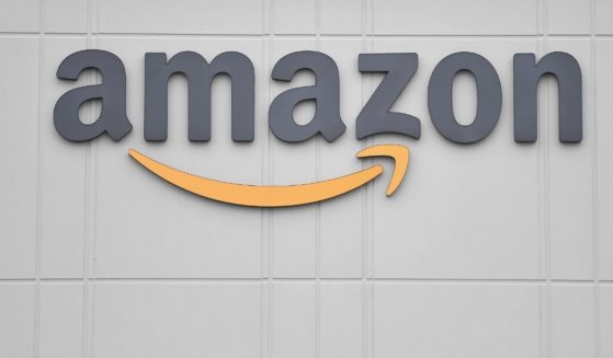 The Amazon is seen at the company’s Staten Island distribution center in New York on March 30, 2021.