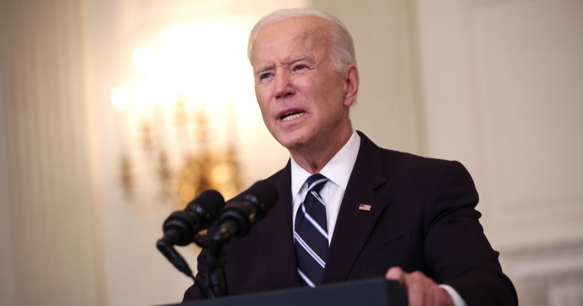 President Joe Biden, pictured speaking at the White House on Thursday.