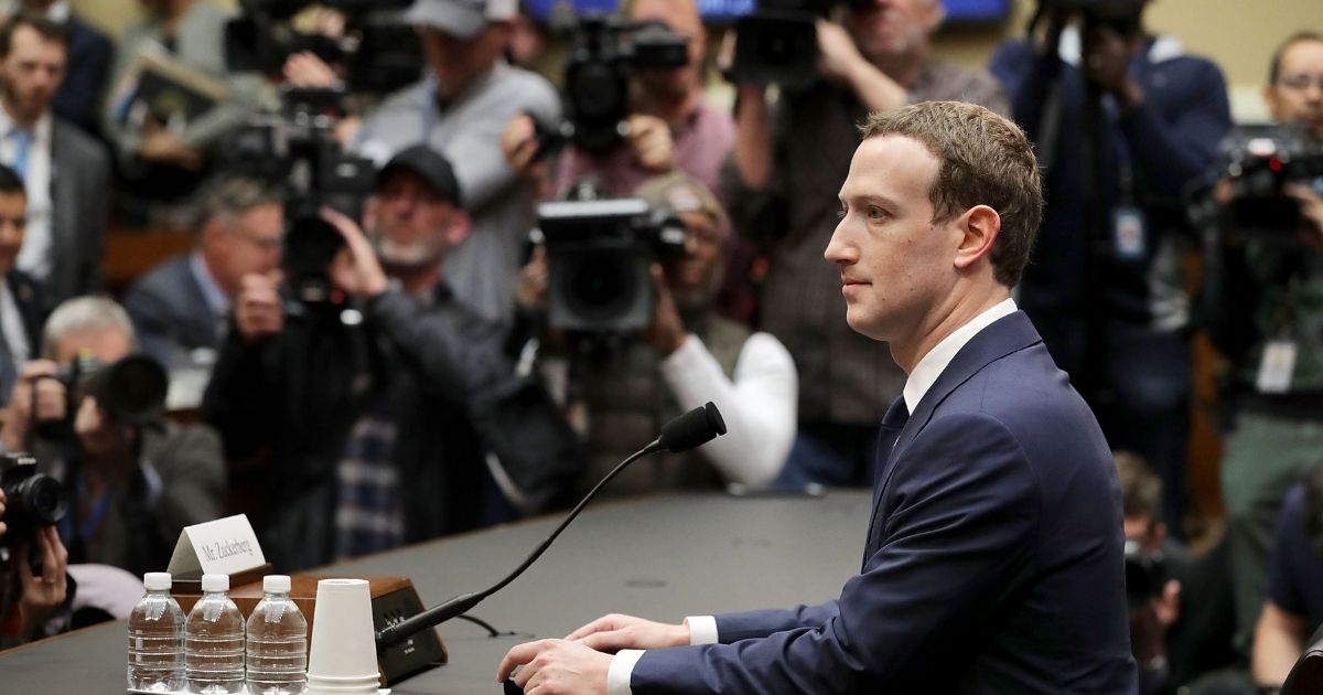 Facebook CEO Mark Zuckerberg testifies before the House Energy and Commerce Committee in the Rayburn House Office Building on Capitol Hill in Washington on April 11, 2018.