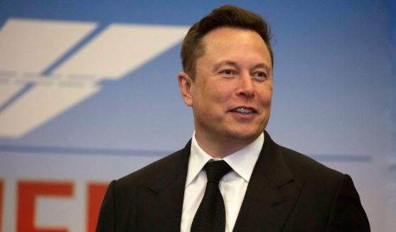 Elon Musk is seen at a news conference at the Kennedy Space Center in Cape Canaveral, Florida, on May 27, 2020.