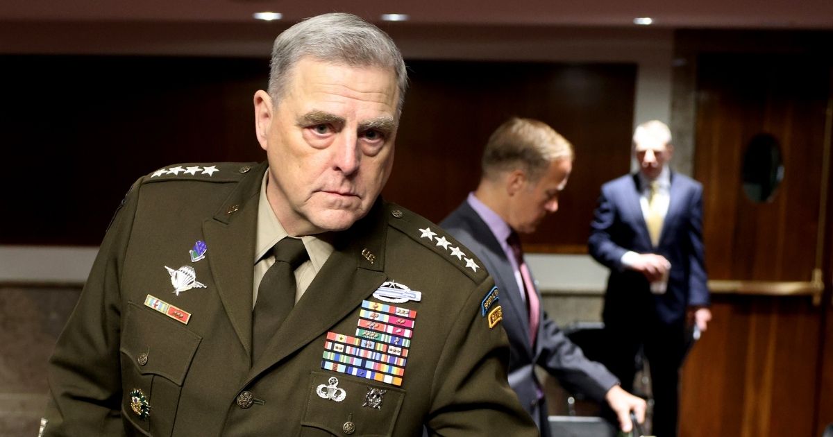 Army Gen. Mark Milley, chairman of the Joint Chiefs of Staff, is pictured in file photo from a Senate Armed Services Committee hearing in June.