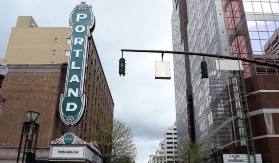 The Arlene Schnitzer Concert Hall is closed during the coronavirus pandemic on March 31, 2020, in Portland, Oregon.
