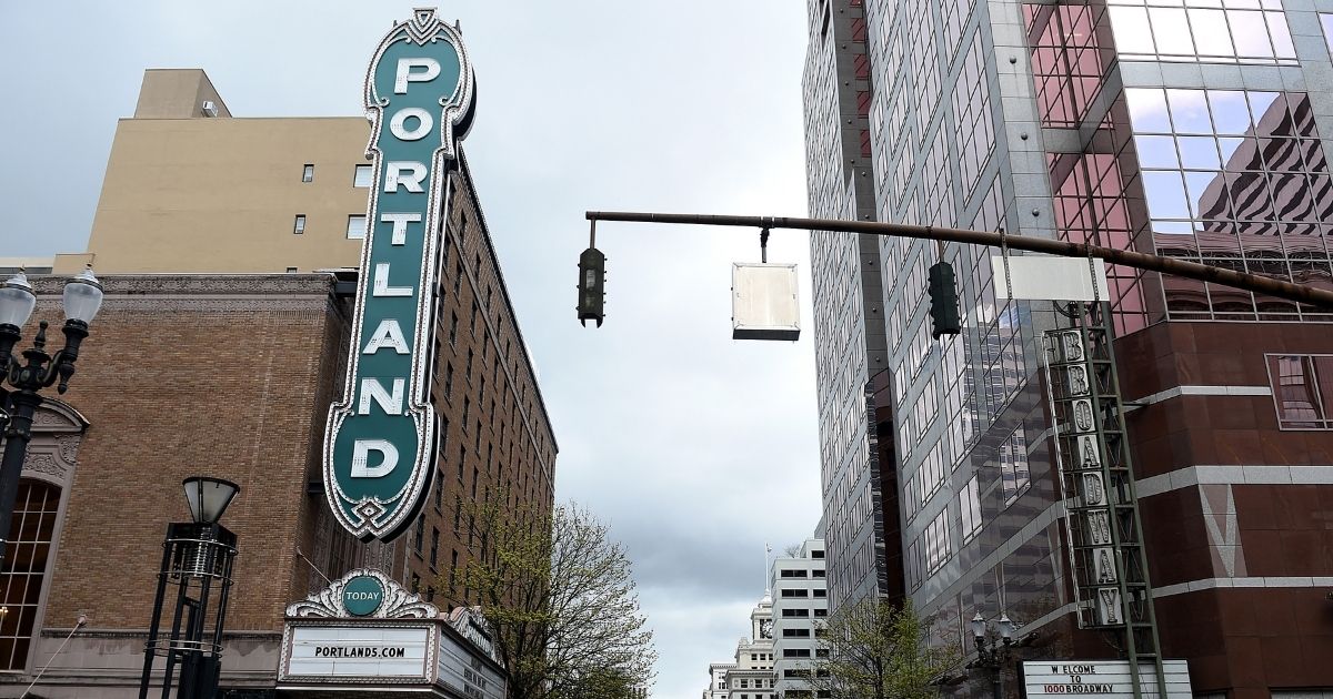 The Arlene Schnitzer Concert Hall is closed during the coronavirus pandemic on March 31, 2020, in Portland, Oregon.