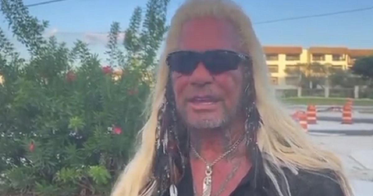 Duane Chapman, known as Dog the Bounty Hunter, is pictured in a Fox News interview broadcast Monday.
