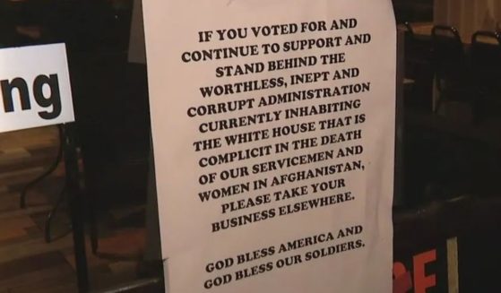 A Florida restaurant is garnering attention after the owner posted a message to supporters of President Joe Biden on the front door, encouraging them to take their business elsewhere.