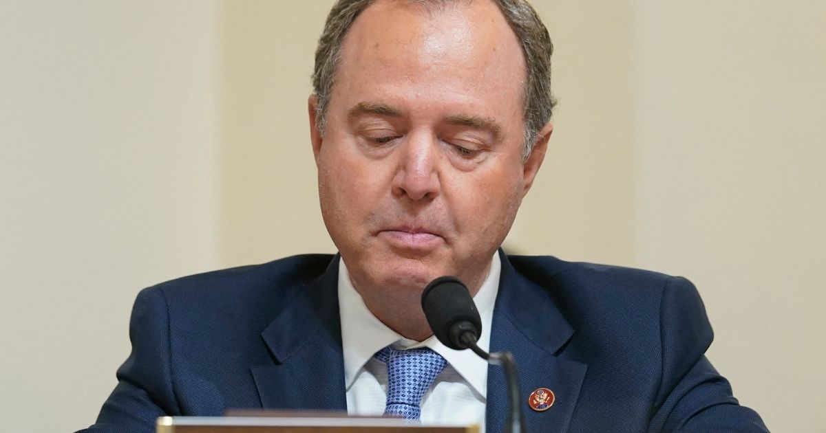 Democratic Rep. Adam Schiff of California speaks during the investigation into the Jan. 6 Capitol incursion in Washington, D.C., on July 27.