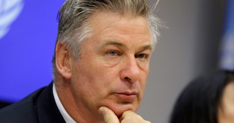 Actor Alec Baldwin is at a the United Nations headquarters attending a news conference on Sept. 15, 2015.