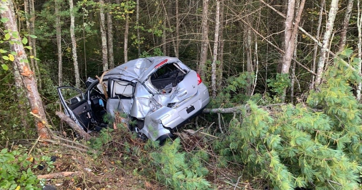 A mother was seriously injured when her car crashed in Lakeville, Massachusetts, but a good Samaritan pulled over to care for her daughter.