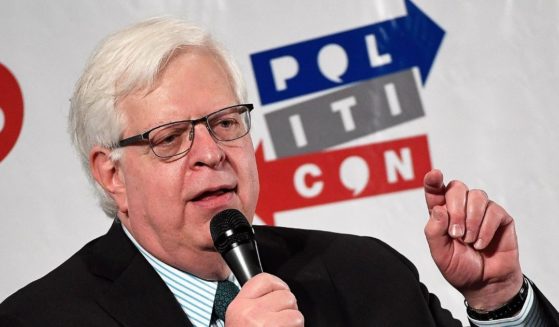 Conservative talk show host Dennis Prager speaks during Politicon at the Pasadena Convention Center in California on July 30, 2017.