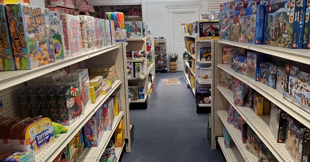 California has passed a law mandating gender-neutral toy aisles starting in 2024. Pictured is a file photo from November 2019 taken at Games Unlimited in Danville, California.