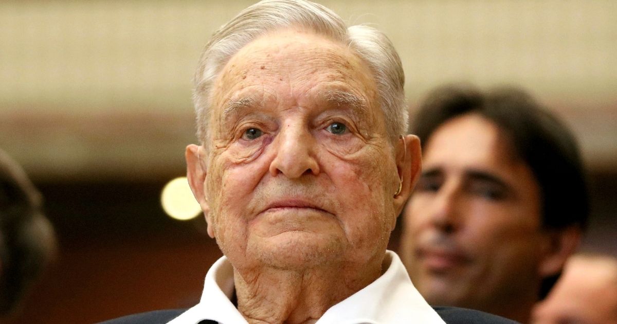 Billionaire George Soros, founder and chairman of Open Society Foundations, is seen before the Joseph A. Schumpeter award ceremony in Vienna on June 21, 2019.