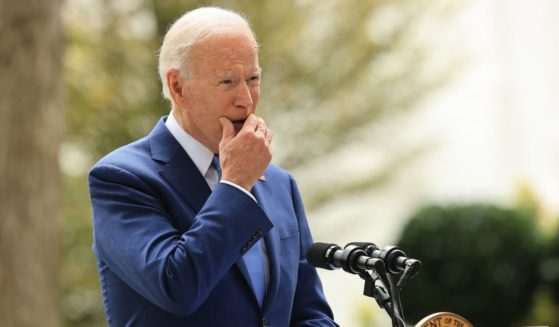 President Joe Biden speaks at the White House on Friday in Washington, D.C.