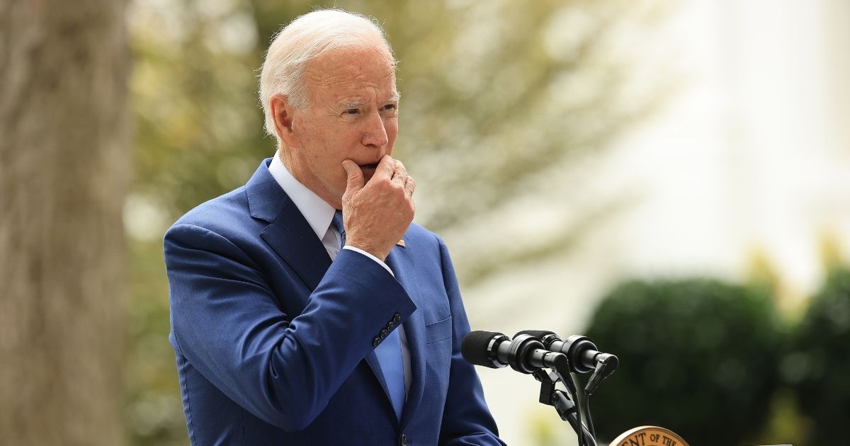 President Joe Biden speaks at the White House on Friday in Washington, D.C.