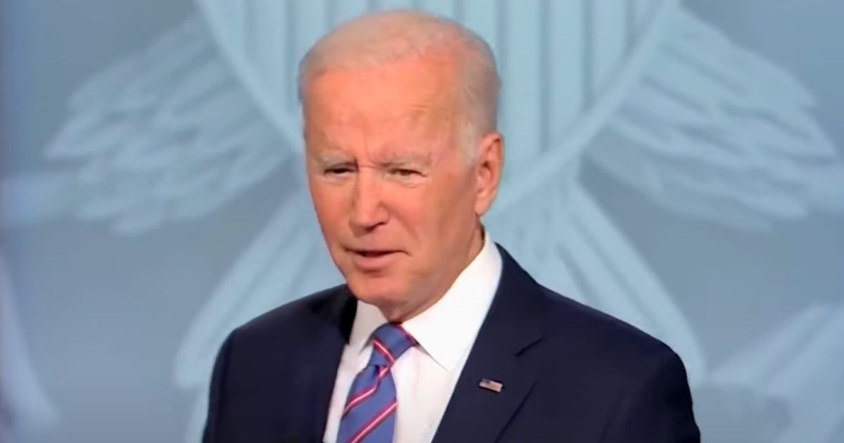 President Joe Biden speaks during a CNN town hall in Baltimore on Thursday night.