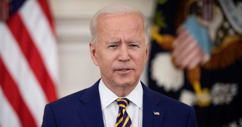 President Joe Biden speaks about the nation's COVID-19 response and the vaccination program at the White House on June 18, 2021, in Washington, D.C.