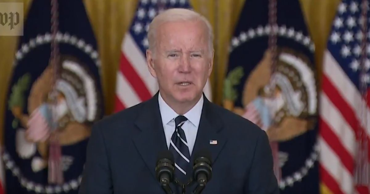 President Joe Biden delivers remarks on the Build Back Better agenda from the White House on Thursday.