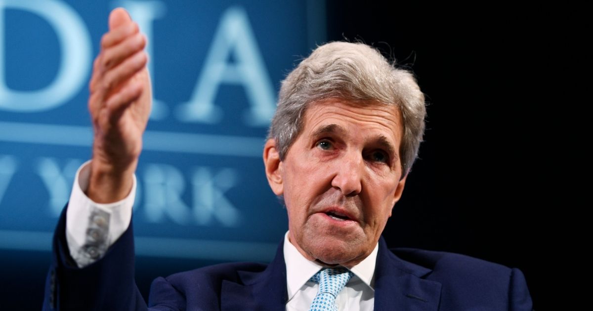 Special Presidential Envoy for Climate John Kerry speaks during the 2021 Concordia Annual Summit on Sept. 20, 2021, in New York City.