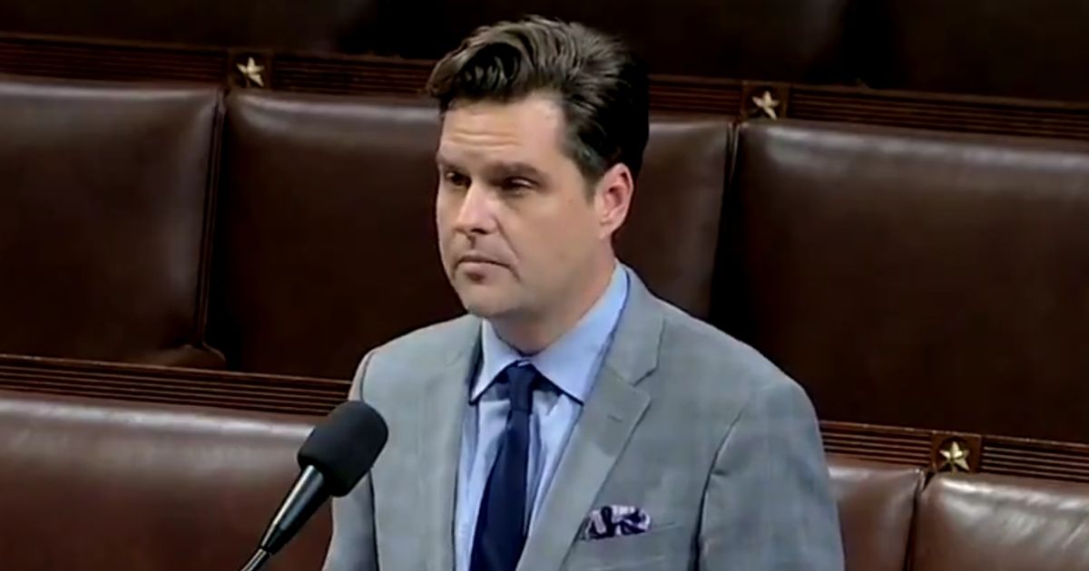 Rep. Matt Gaetz 'I Think Someone May Be Trying To Kill Me' and Claims No Authorities Care