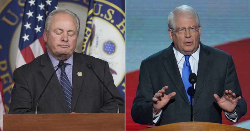 Democratic Reps. Mike Doyle of Pennsylvania, left, and David Price of North Carolina, right, have announced their retirement.