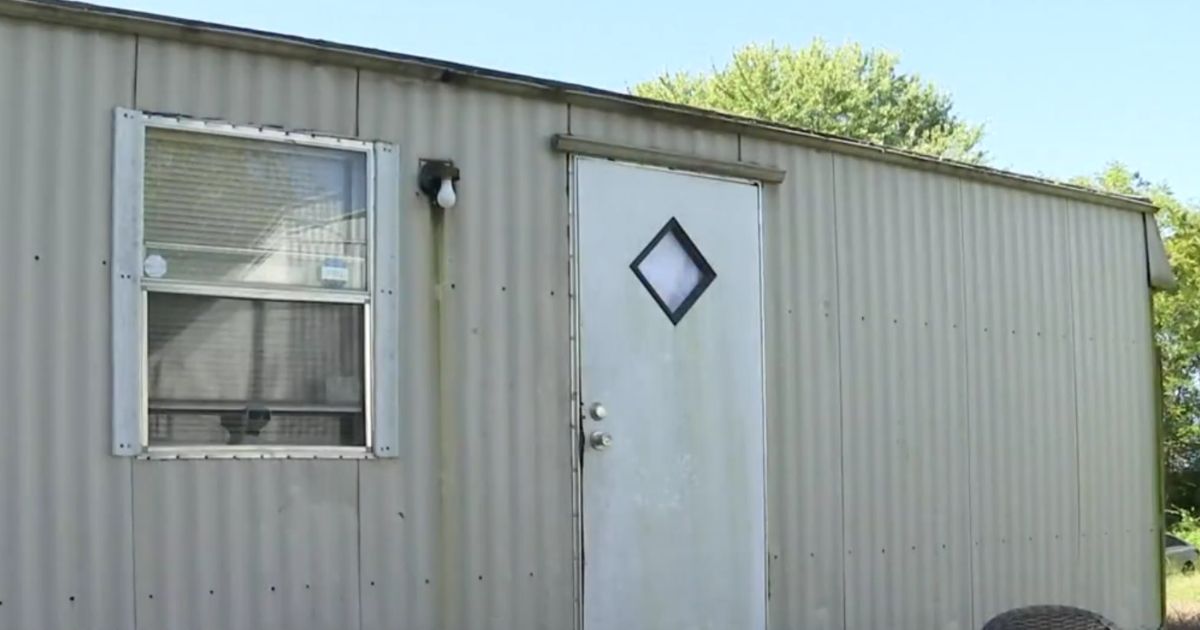 A modest mobile home in Nashville, Tennessee, is pictured after it sold for $1.5 million.