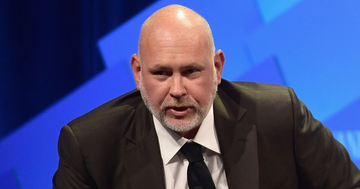 Steve Schmidt speaks onstage during the Vanity Fair New Establishment Summit at the Wallis Annenberg Center for the Performing Arts in Beverly Hills, California, on Oct. 9, 2018.