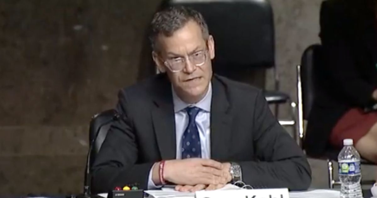 Under Secretary of Defense for Policy Colin Kahl testifies regarding Afghanistan security before Senate Armed Services Committee on Oct. 26 in Washington, D.C.