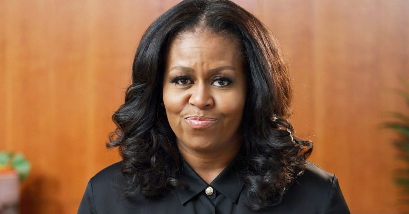 Former first lady Michelle Obama, pictured during the 2021 Billboard Music Awards in May.