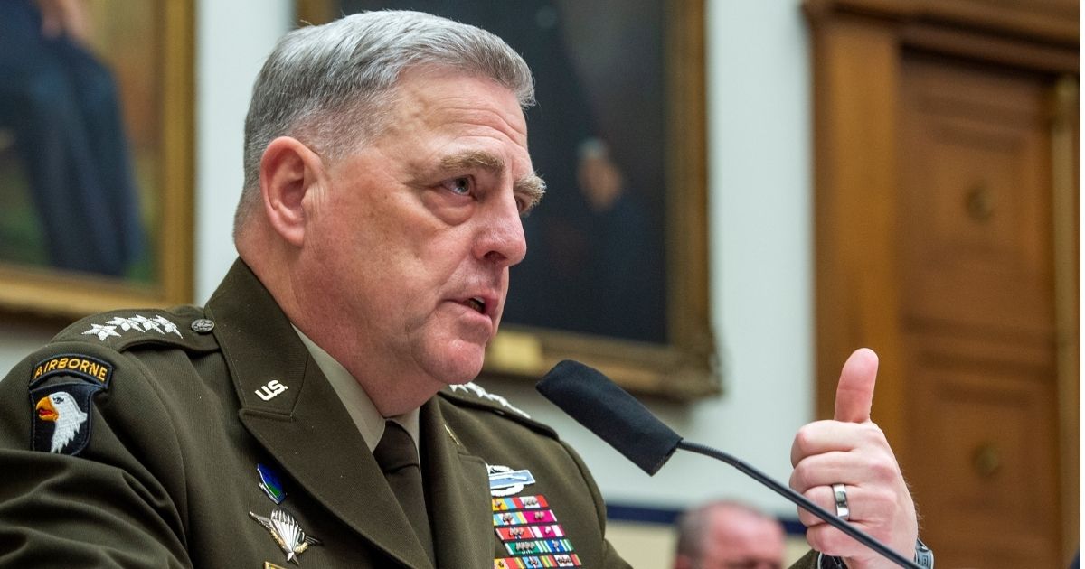 Chairman of the Joint Chiefs of Staff Gen. Mark A. Milley testifies during a House Armed Services Committee hearing in the Rayburn House Office Building at the U.S. Capitol on Sept. 29.