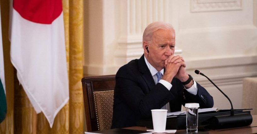 President Joe Biden is seen in the East Room of the White House in Washington, D.C., on Sept. 24.